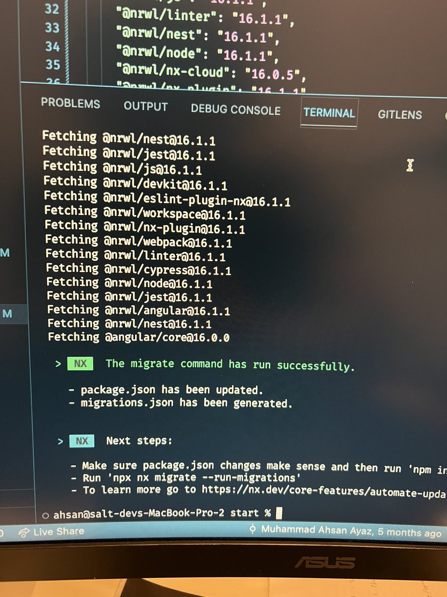 codewith_ahsan's tweet photo. Upgrading the Angular Cookbook’s second edition to #nx v16, ultimately using the new @angular v16 😄
How about some signals in the second edition of the book ? 😉
#angular #ngbook #angularcookbook https://t.co/Jqtp57bSYj