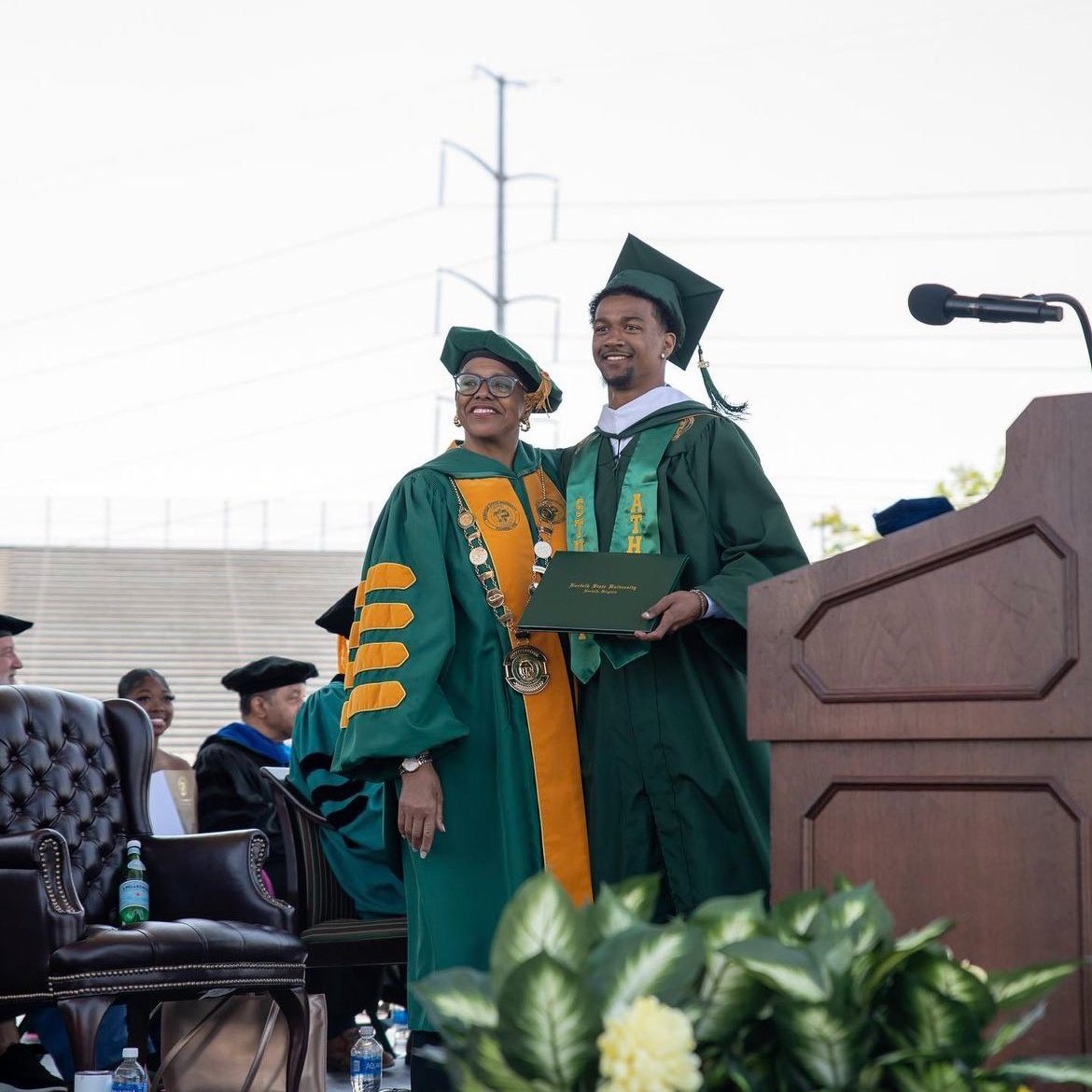 Brandon Savage, Norfolk State University 2023 spring Graduate
* DB grad transfer to Morgan State University