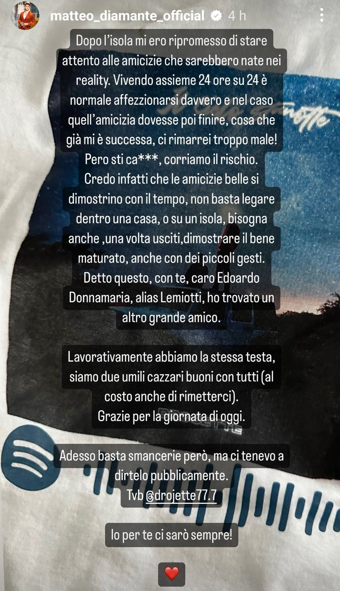 Amici veri ❤️🔗💙#donnalisi #ilcielostanotte #nikiters