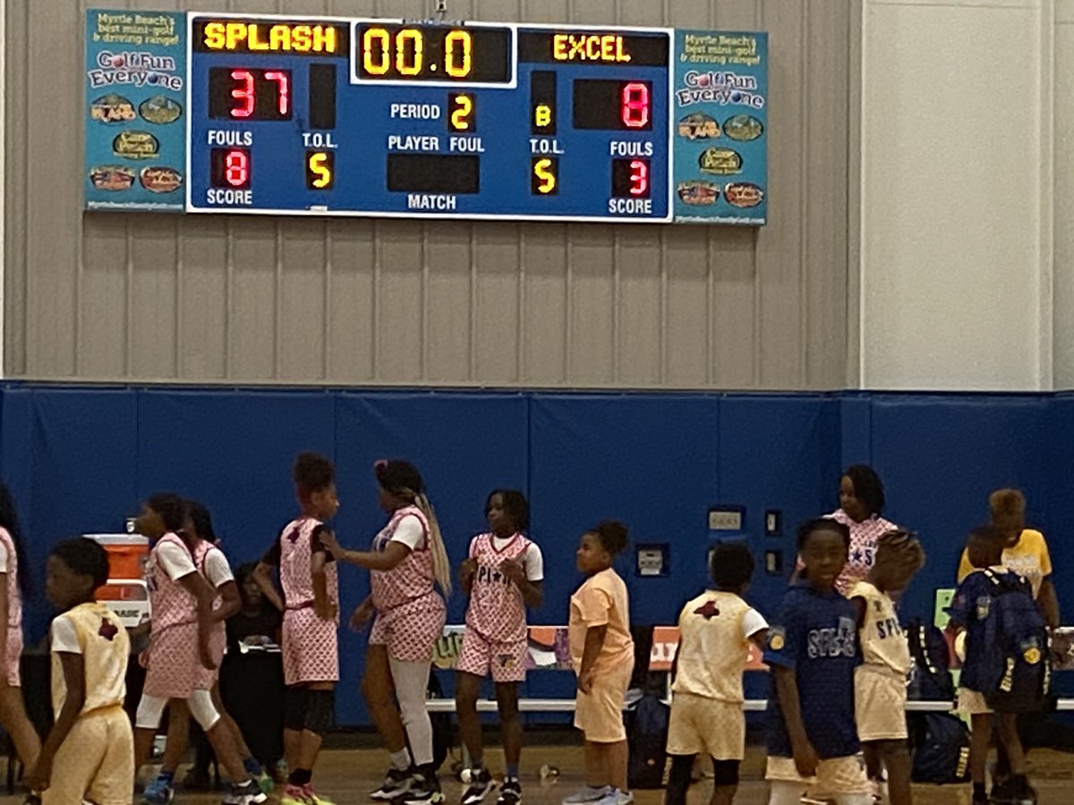 Stephanie1Gregg's tweet photo. Congrats to the Splash girls for winning the championship at the NTBA conference in Myrtle Beach! #2MakesMyHeartBounce #undefeatedconferencechamps https://t.co/o7gTmONhAW