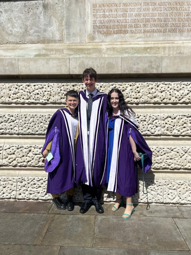 graduating with the best PhD-in-a-pandemic bunch a gal could ask for (and taking the rock doc photoshoots very seriously) 🎓👷‍♀️⚒️🪨