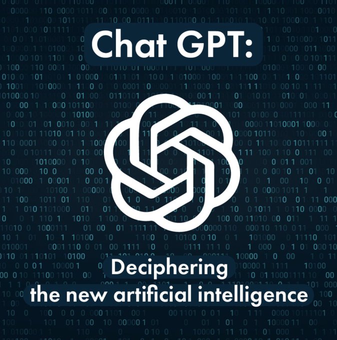HaleyltThompson's tweet photo. This week I learned all about ChatGPT. Although it may be scary to some it overall has potential to be an amazing learning tool! Teachers can use it to assist in lessons. #AI #ChatGPT #EDUC387010 https://t.co/kWbTGC9DNq