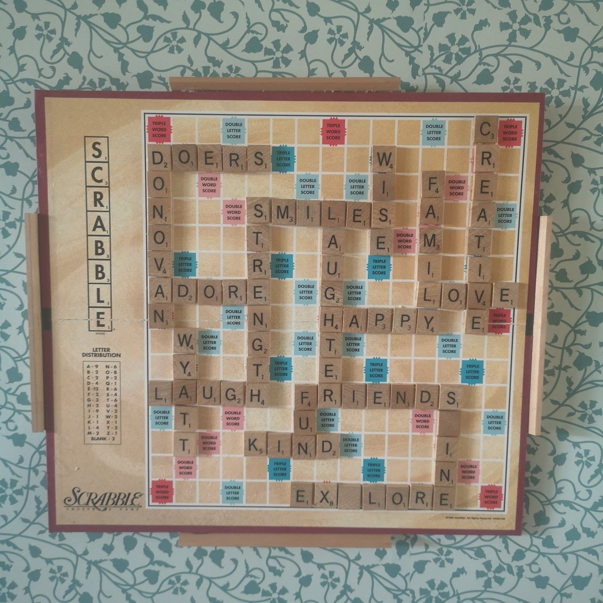 kellyoptra's tweet photo. Going through stuff to donate. I have a Scrabble travel board so I upcycled the old one. Love it in my kitchen! #1GoodThing #Upcycled #craftycrap https://t.co/RrtMS4yj5w