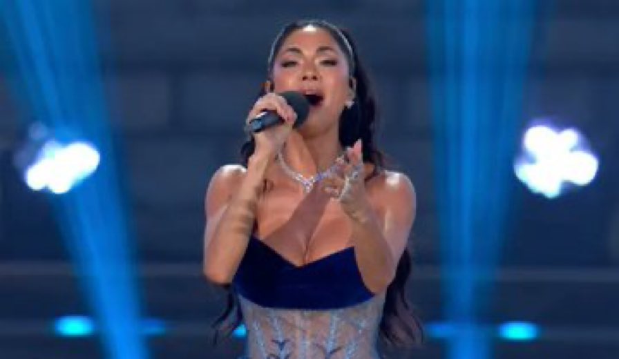 A_S_Rankin's tweet photo. Nicole Scherzinger is now a Disney Princess in my books, proving she can belt out a number as good as anyone. https://t.co/AcyYRngczN