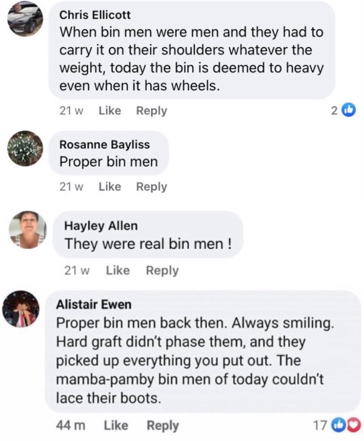 Real binmen.