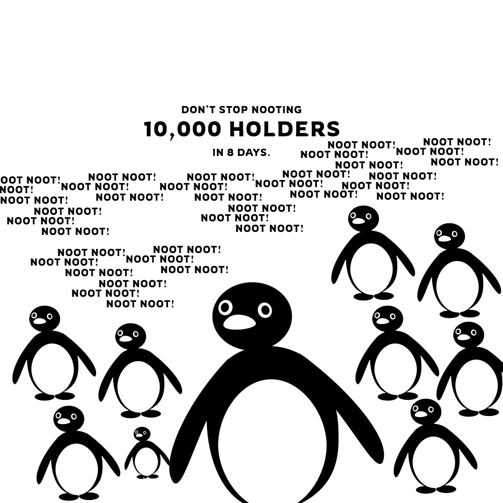 10,000 Holders In 8 Days 🐧

poocoin.app/tokens/0x98a25…

#NOOT #PEPE #BNB #BSCGEM