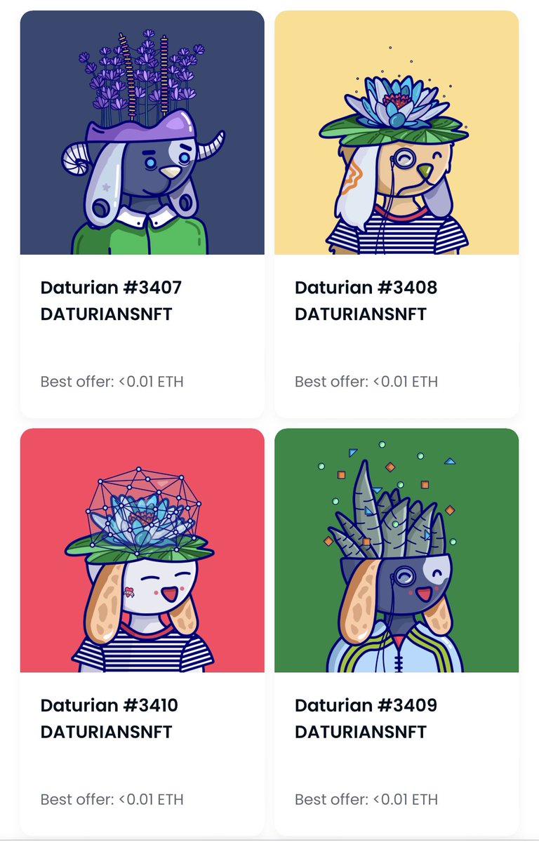 Minted few <a href="/DaturiansNFT/">Daturians NFT🌱</a> 

Join the below spaces and show your support to <a href="/BigNillCollect/">Nill</a> to keep building this amazing project