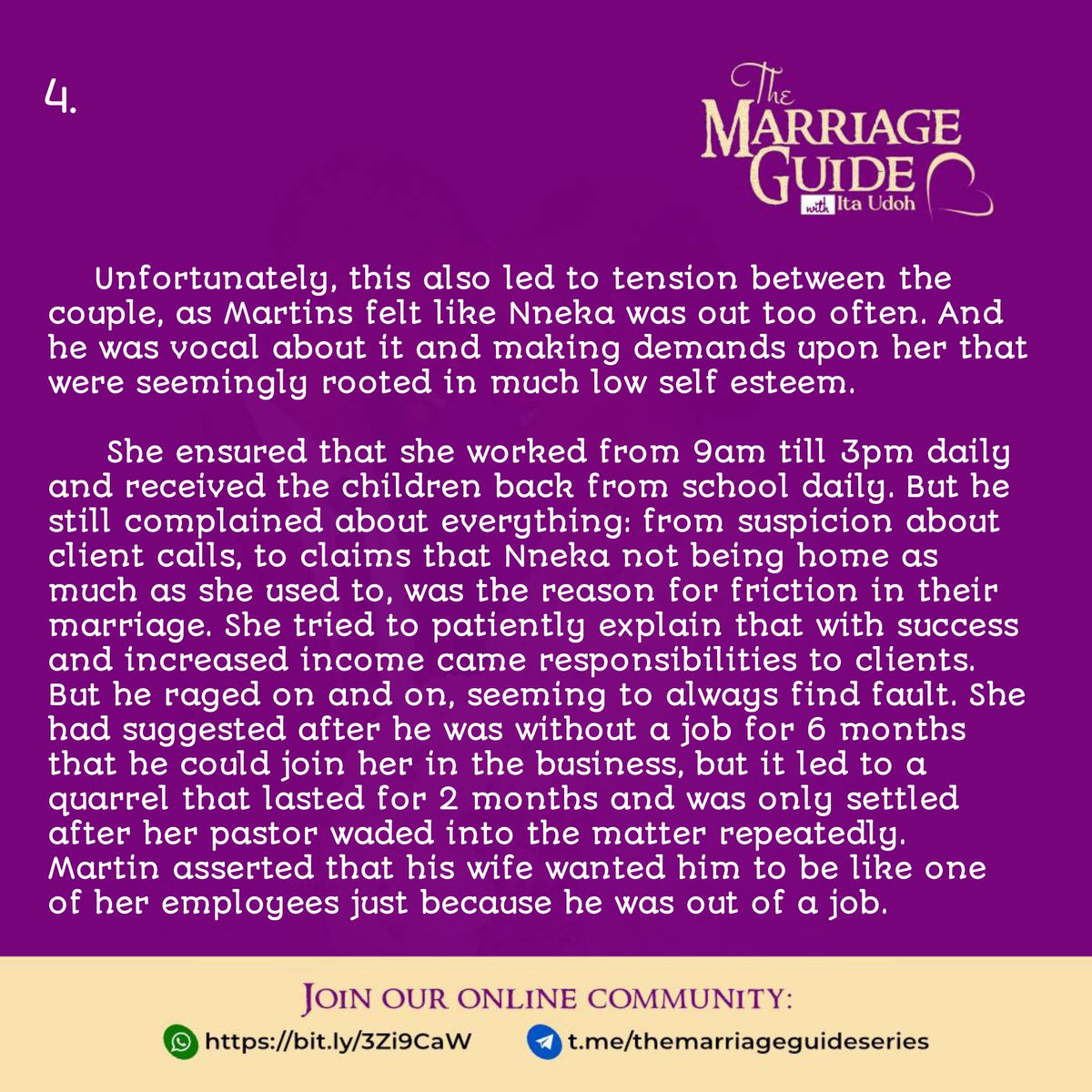 TMGuideseries's tweet photo. ⬆️✨️✨️✨️✨️
Join our community: https://t.co/W0fehhl7f9
Subscribe on YouTube: https://t.co/5QAYILGXZU
Share to all who will marry, are married, were married, or wish for others to be married!
#TMG #Marriage #premarriage #expectations #marathon #sprint #PastorItaUdoh https://t.co/DYYTXRH1a7