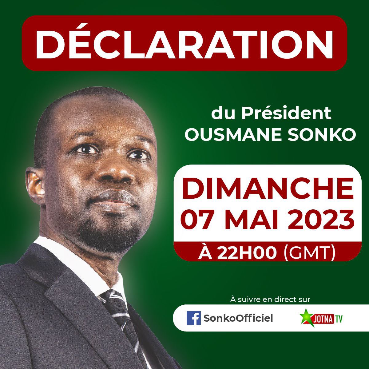 Ousmane Sonko tweet media