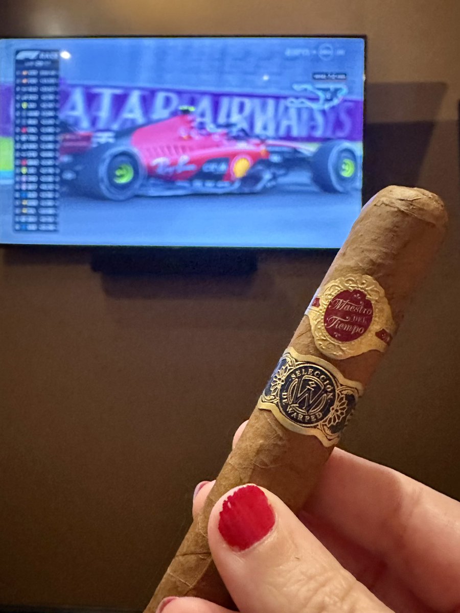 Smoking well while enjoying the #MiamiGrandPrix at our favorite <a href="/stogieshouston/">Stogies Houston</a>. 
#MaestroDelTiempo
