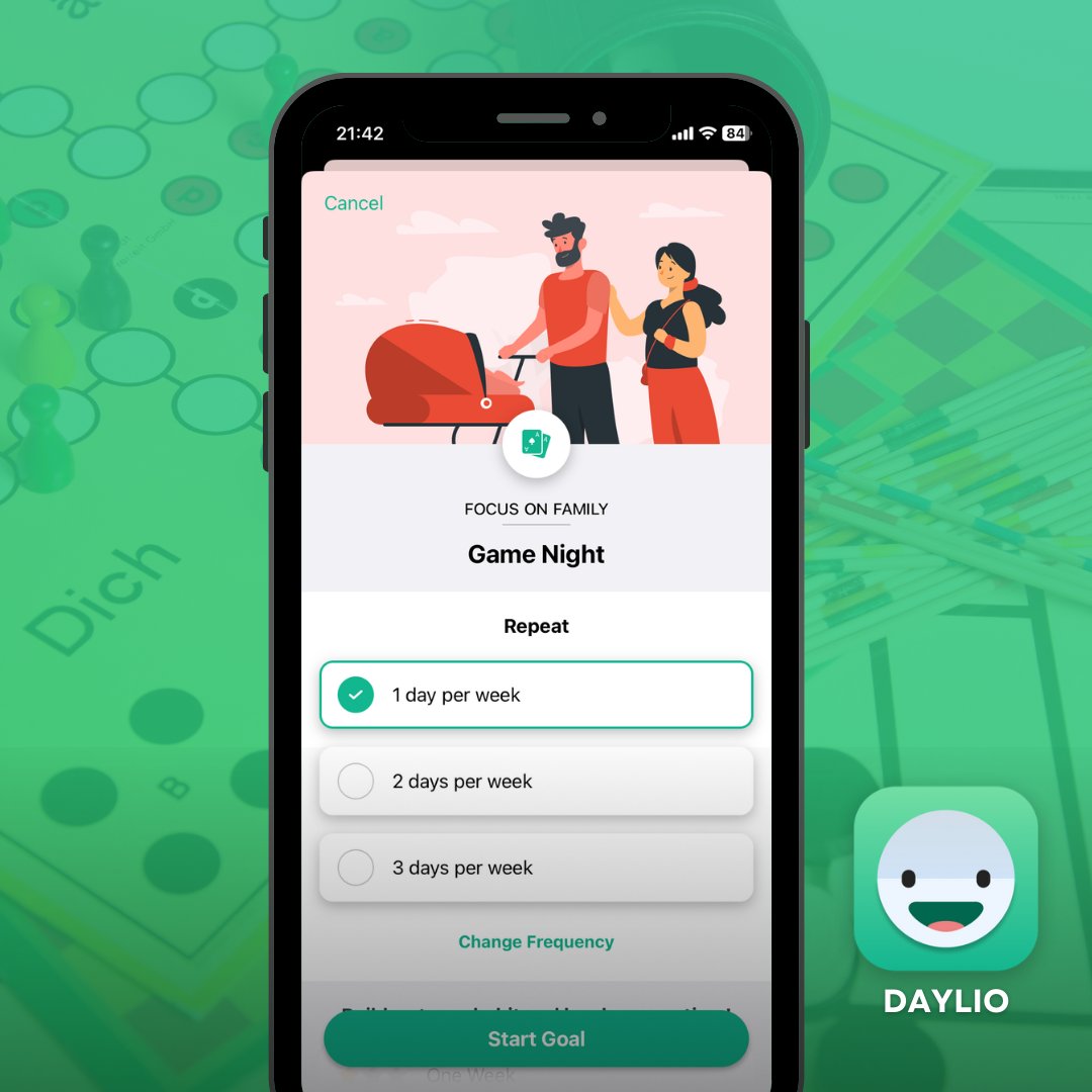 hellodaylio's tweet photo. Making memories as a FAMILY👨👩👧👦 is essential, and creating time to get together is always worth it.
Daylio can help you TRACK📊 your family time, just set up the GOAL🎯 from Focus on Family section.
#gamenight #focusonfamily #goalchallenge #Daylio #app https://t.co/xbveqf6Rin
