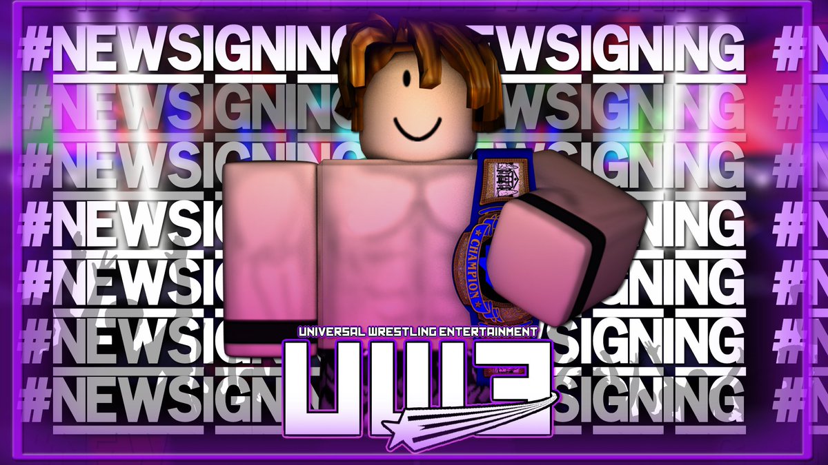 UWERoblox's tweet photo. 𝐌𝐀𝐒𝐒 𝐒𝐈𝐆𝐍𝐈𝐍𝐆 𝐀𝐋𝐄𝐑𝐓📢📷 |

UWE Was able to find some fresh new faces into their roster, introducing Xander "The Emperor of Tomorrow" Askulaw, Aaron Jacobs, Amare Hayes, and Bacon Bryan!

{@ONLYCimap  #BACONBryan #AMAREHAYES @TheAaronJacobbs} https://t.co/iM38i8cY7j