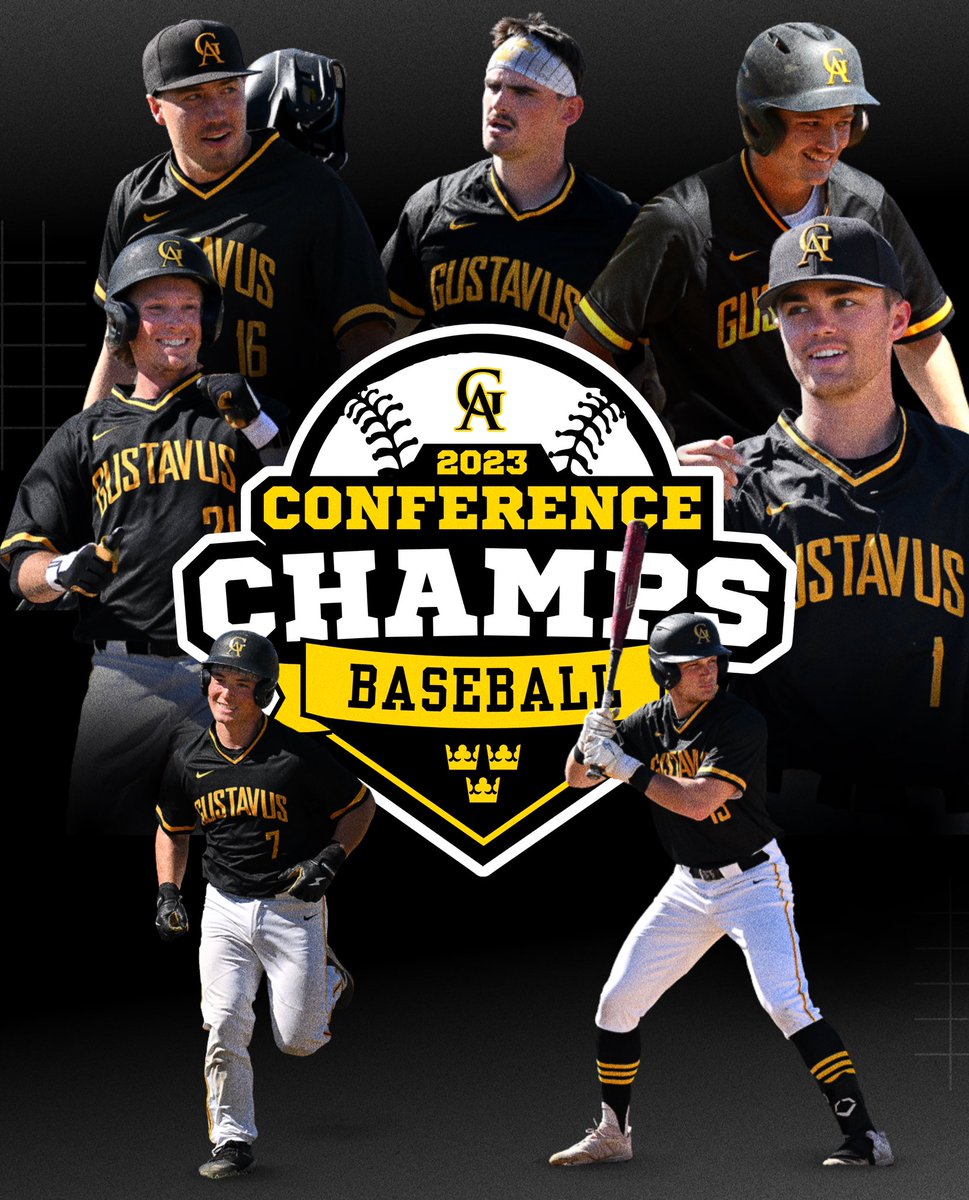 𝐆𝐔𝐒𝐓𝐈𝐄 𝐁𝐀𝐒𝐄𝐁𝐀𝐋𝐋 𝐆𝐄𝐓𝐒 𝐈𝐓 𝐃𝐎𝐍𝐄.

<a href="/GustieBaseball/">Gustavus Baseball</a> secures the title with a back-and-forth 10-8 victory over St. Olaf! The Gusties clinch the championship for the first time since 2019 and enter MIAC Playoffs as the No. 1 seed. 

#GoGusties | #d3baseball