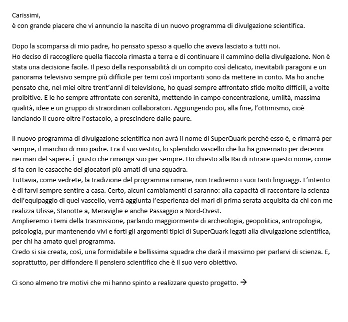 Alberto Angela tweet media