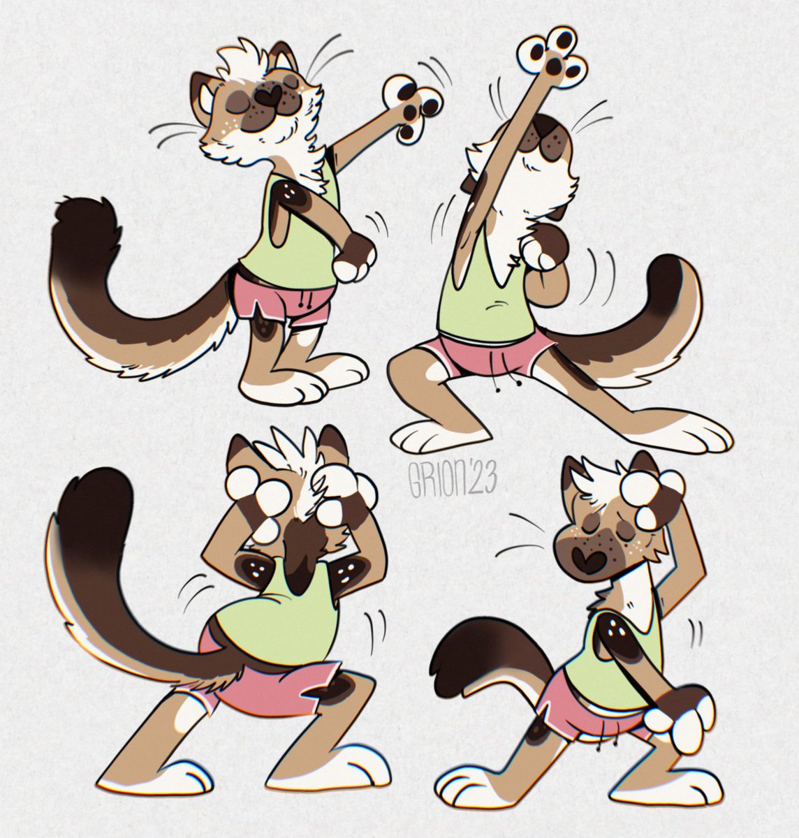 Grion_FursuitUP's tweet photo. DANCE 🕺✨

Chibi sketchpage for @FurryGrammar https://t.co/ZYl1y7tjS0