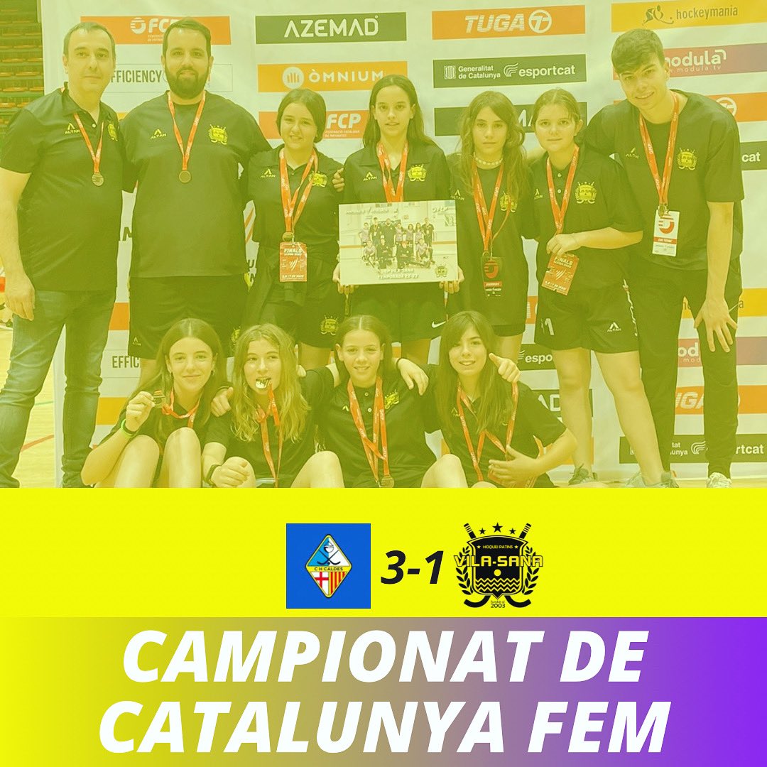 hoquei_vilasana's tweet photo. 🟡El Fem 13 del CP Vila-sana ha quedat en sisè lloc als Campionats de Catalunya!!
🟡Enhorabona equip per la vostra lluita i esforç! Estem orgullos@s!!💛

#campionats #clubpativilasana https://t.co/ucej2L2UvA