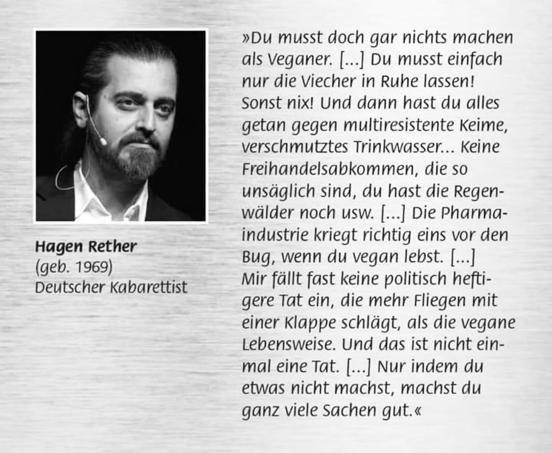 BriStan6's tweet image. Mit diesem wunderbaren Text den wahrscheinlich die Meisten kennen wünsche ich Euch einen schönen Abend.

#GoVegan #VeganForTheAnimals #Vegan