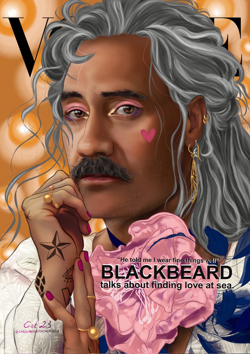 CassieTheTengu's tweet photo. ✨️Blackbeard for Vogue✨️

#ofmd #OurFlagMeansDeath #OFMDfanart #ourflagmeansdeathfanart #EdwardTeach #TaikaWaititi #portrait #myart #digitalart #digitalpainting #finethings #Vogue 

(If someone would like to write the actual article, please do🥹) https://t.co/XBjSb85WFJ