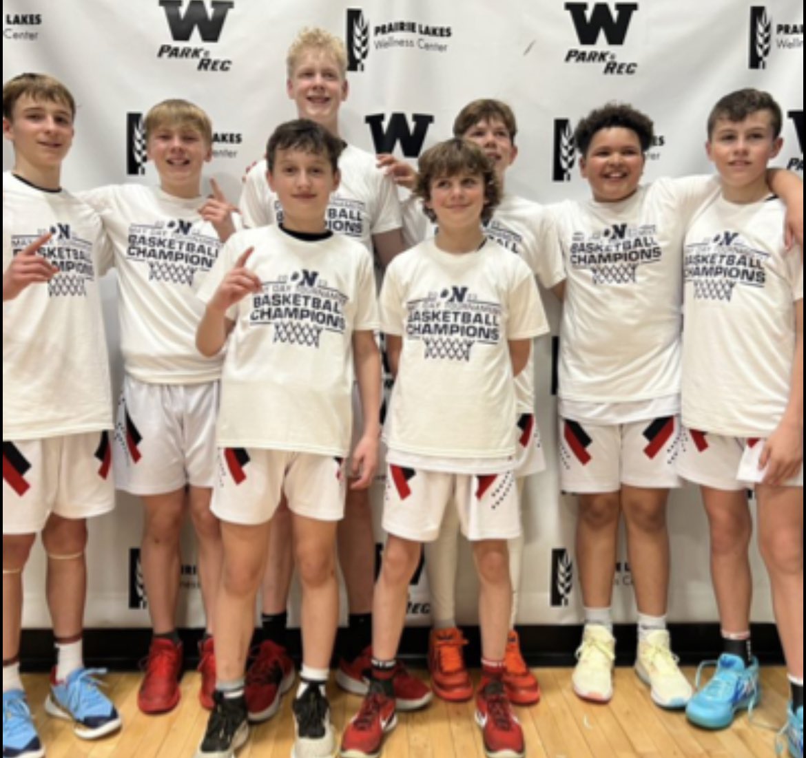 Joshj2343's tweet photo. @nodakbasketball @Shoot360Fargo 12U won the Dakota Niners championship in Watertown, SD for the second time in two years. https://t.co/w9FDB5GsRP