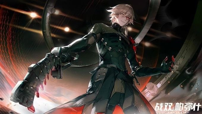 asherriess's tweet photo. @scarasimpka роланд из punishing gray raven один из антогонистов невероятно харизматичный красивый и очень интересный 
он был актером до появления вируса во вселенной грубо говоря, а сейчас сам им поражен, но это выглядит невероятно круто https://t.co/u8TDydbBb0