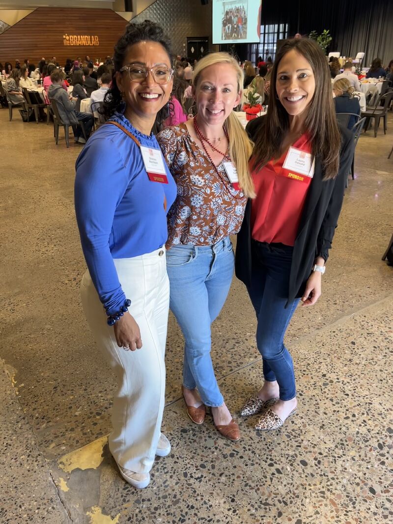 cbz's tweet photo. Our awesome Financial Services Core & marketing pros Sheree Harrison, Sara Ferden, and Laura Osvald attended the @TheBrandLab's 2023 #FearlessConference. ๐ https://t.co/6fIxMSL81q