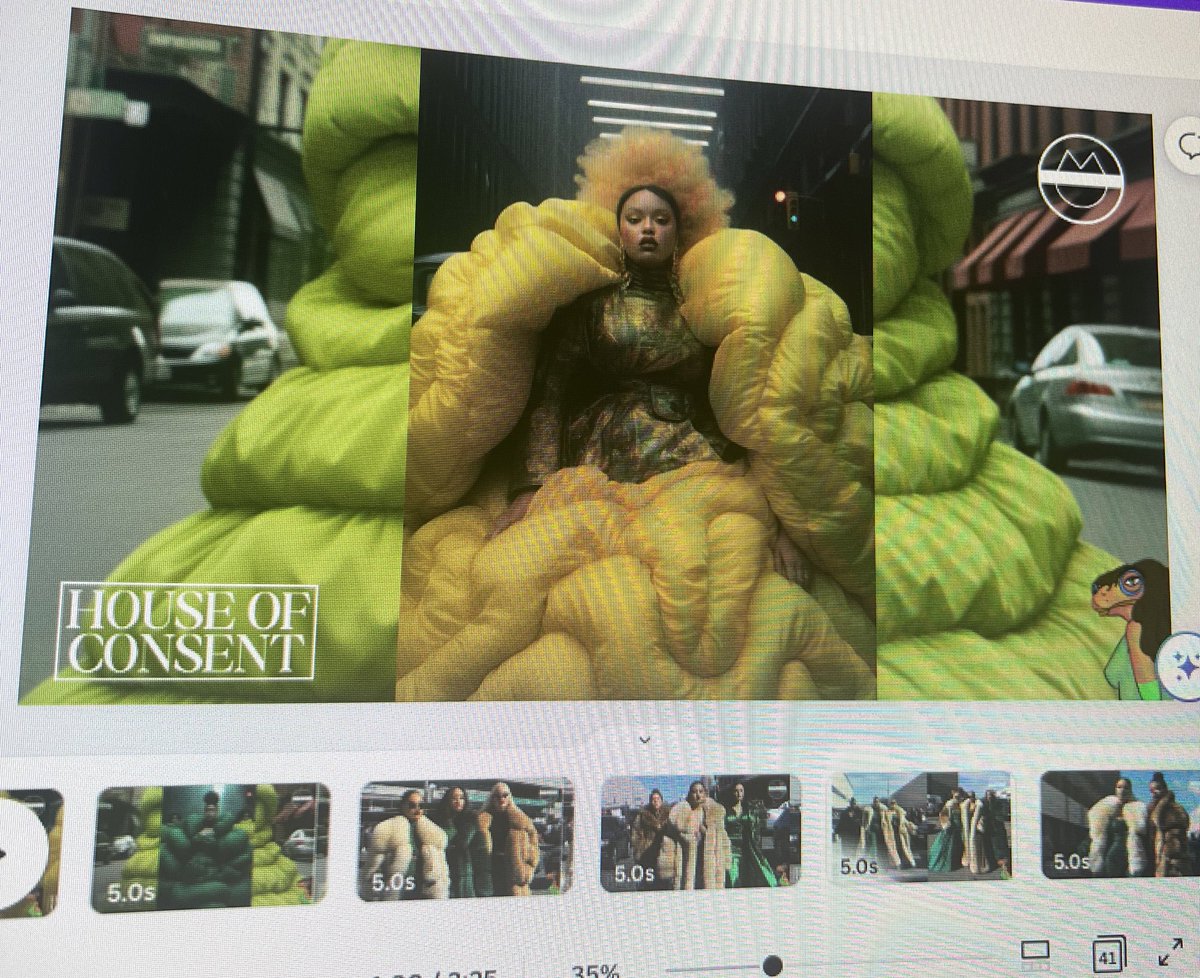 LUCINE_art's tweet image. The curator for my upcoming group show on Friday wants to show my AI designs now too 🫡💚

@HOUSEOFCONSENT 
@MADAM_FROG