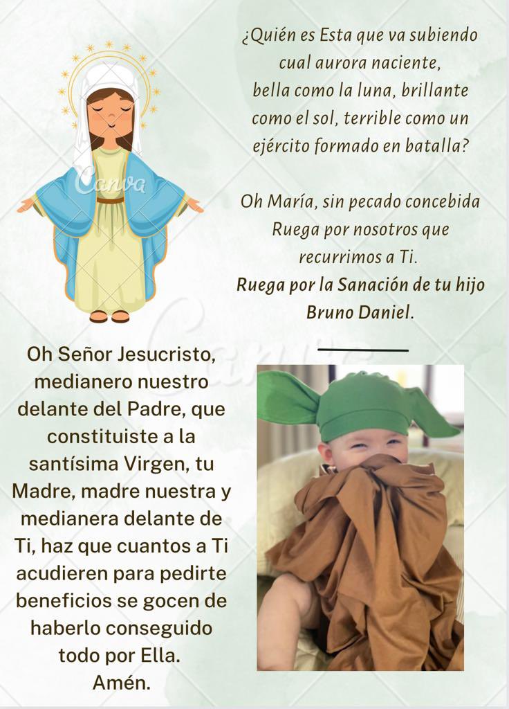 pamealfech's tweet photo. Por favor no dejen de pensar en Danielito, un lindo deseo, una oración, Dios nos escucha todos los días, doy fe. ❤️ https://t.co/gA7sl8dhqV