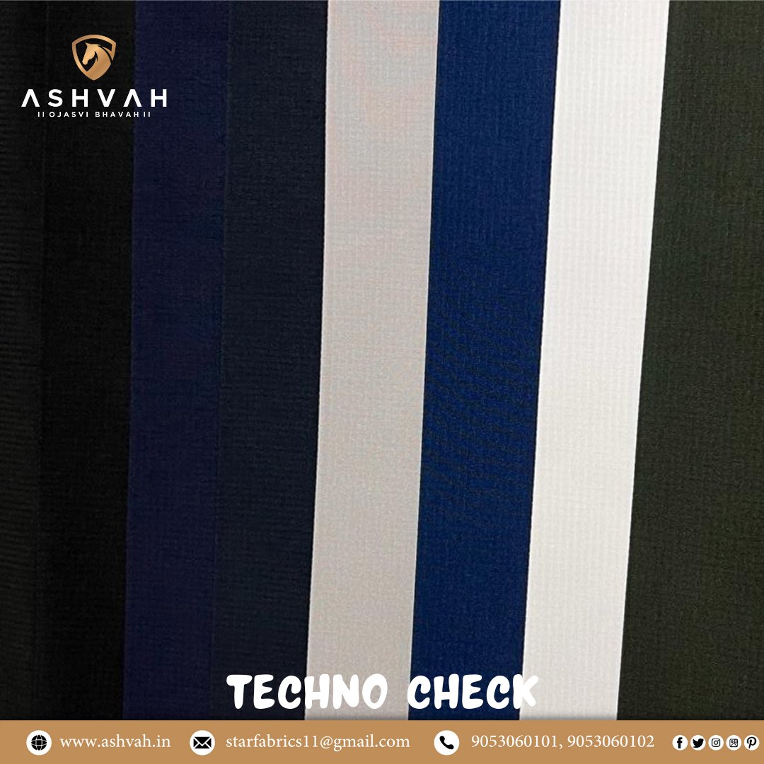 AshvahF's tweet photo. Techno Check Fabric
Weight: 160 GSM
Width: 60”
Buy Techno Check For Track Suits, Lowers, Shorts, Cargos, Uppers & Pants By Ashvah. Best in quality, Available In Multiple Colors.
#Ashvah #AshvahHouseOfFabrics #TechnoCheck #TechnoCheckFabrics #TrackSuits #Lowers #Shorts #Cargos https://t.co/X3RnD7gjuU