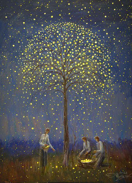 Children see magic because they are looking for it. Remain childlike and the magic will never leave you.
(Oleg Shupliak)