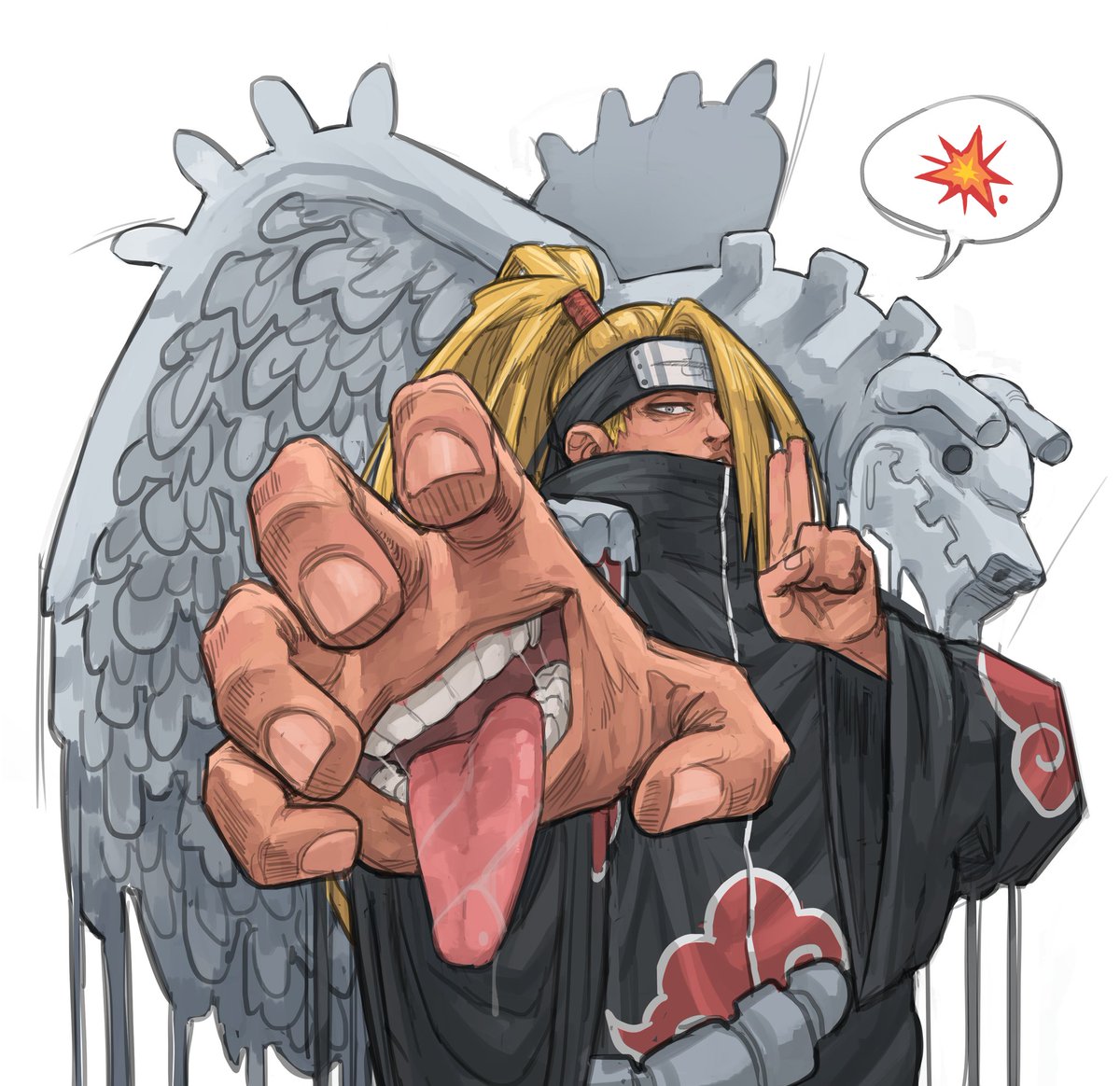 DEIDARA THE BOMB BOY 💥 #NARUTO