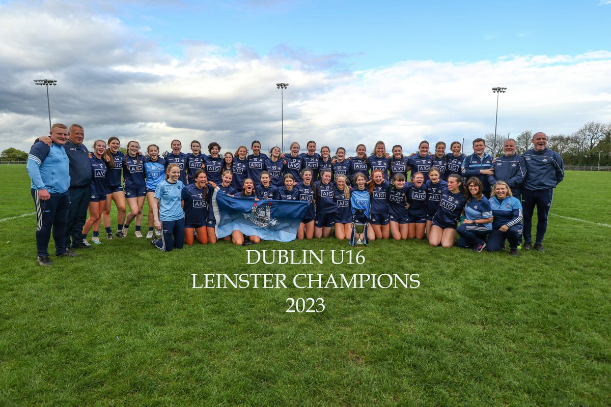 Very proud of this fantastic group of young ladies. 16 weeks of hard work from their 1st day on a <a href="/dublinladiesg/">DublinLGFA</a> panel to <a href="/LeinsterLGFA/">Leinster LGFA</a> U16 Champions. Great achievement.

#DublinLGFA #COYGIB #DecosDubs