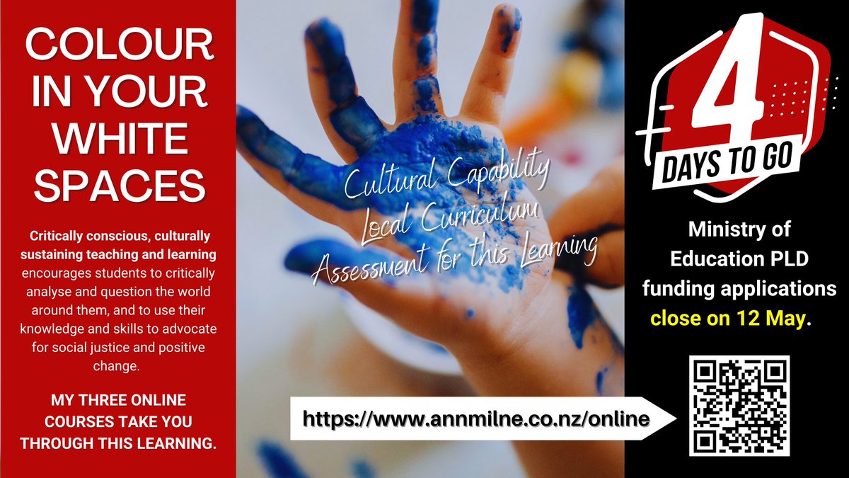 Don't miss out! The 1st application round for MOE PLD funding for 2023 closes on Friday for work to begin in Term 3. Check out the website link and send for more information via the web form.