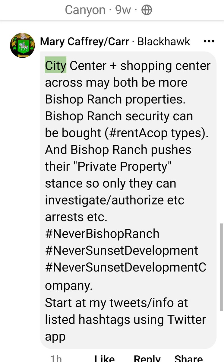 CAFFREY_USA's tweet photo. #NeverBishopRanch
business complex
#NeverBishopRanch
(#BR) #business #complex
#NeverSunsetDevelopment
#NeverSunsetDevelopmentCompany
Start at my tweets fr my accts at #12657AlcostaBlvd
#SquattersHaveNoRights
#SanRamonCA
#SanRamon
#ContraCosta #county
#CoCoCounty
#CALIFORNIA https://t.co/x8OYdBqd38