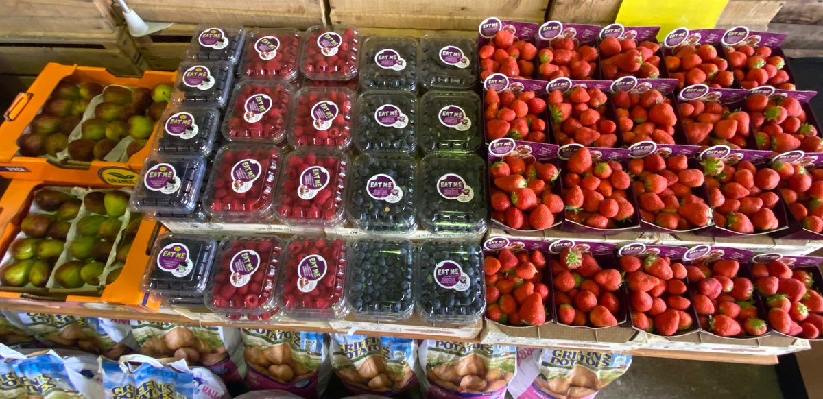 Delicious strawberries, raspberries, blackberries and blueberries in Fruit 4 U
#BuyLocal #HealthyEating #healthylifestyle