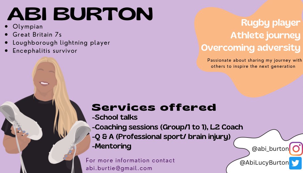 AbiLucyBurton's tweet photo. I’ve been lucky enough to play professional rugby in various programs since I was 18 years old such as Great Britain 7s, England 7s and in the 15s premiership. 

After being diagnosed with a brain illness in June 2022 it has put my life into a whole new perspective. 
Part 2 below https://t.co/vpzOEPsDOc