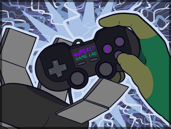 Drecanic's tweet photo. More art from my #SentinelsoftheMultiverse custom deck! We had the Avocado saga... now it's time to see what Gamble can do with a gamepad! Surely she'll be able to invent something advanced and complex with this... right?
#artistsontwitter #superherooc https://t.co/cVDNlCMO8f