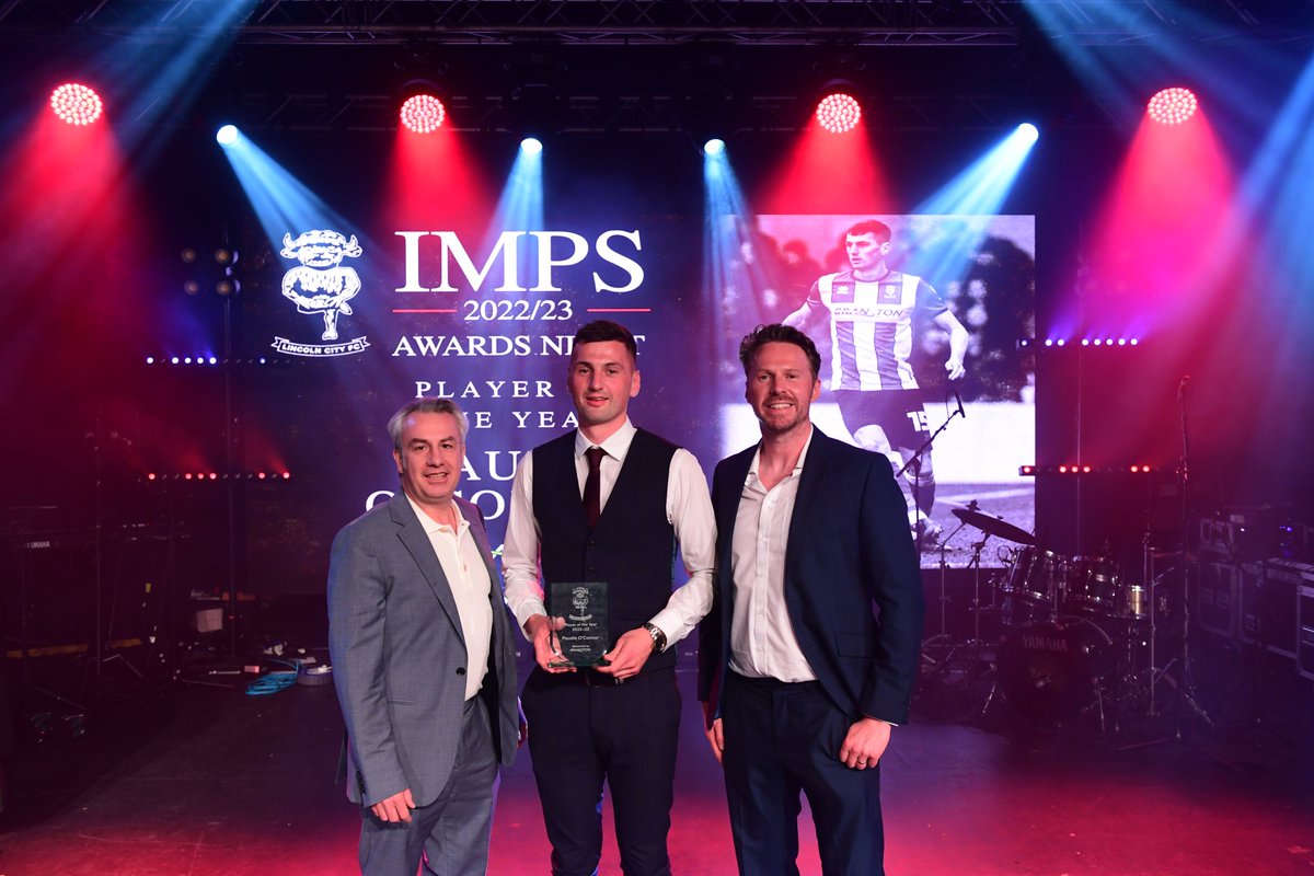 LincolnCity_FC's tweet photo. @Branston 🏆 Congratulations, @Paudie97!

#WeAreImps https://t.co/U8QpncgZbb