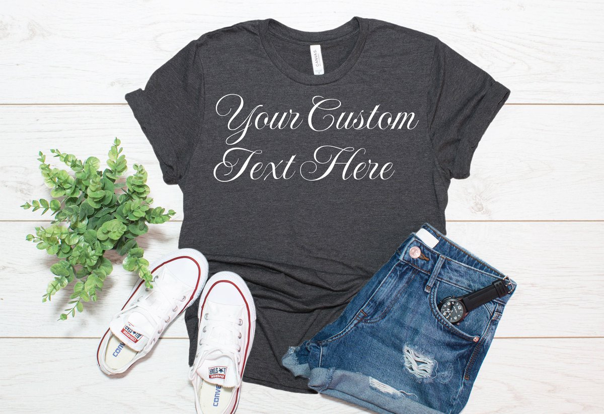 Excited to share the latest addition to my #etsy shop: Custom Imperial Script Font Shirt | Personalized Print on Demand Tee with Unique Design | Gift for Him | Gift for Her | Classic Text etsy.me/3nB2R7m #customshirt #personalizedshirt #imperialscriptfont