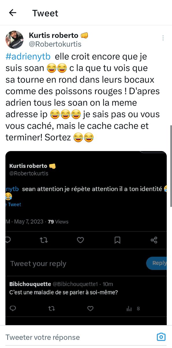 Baby Crack on Twitter "Sean ! Vraiment pour ton bien ,va te faire soigner.....tout le monde