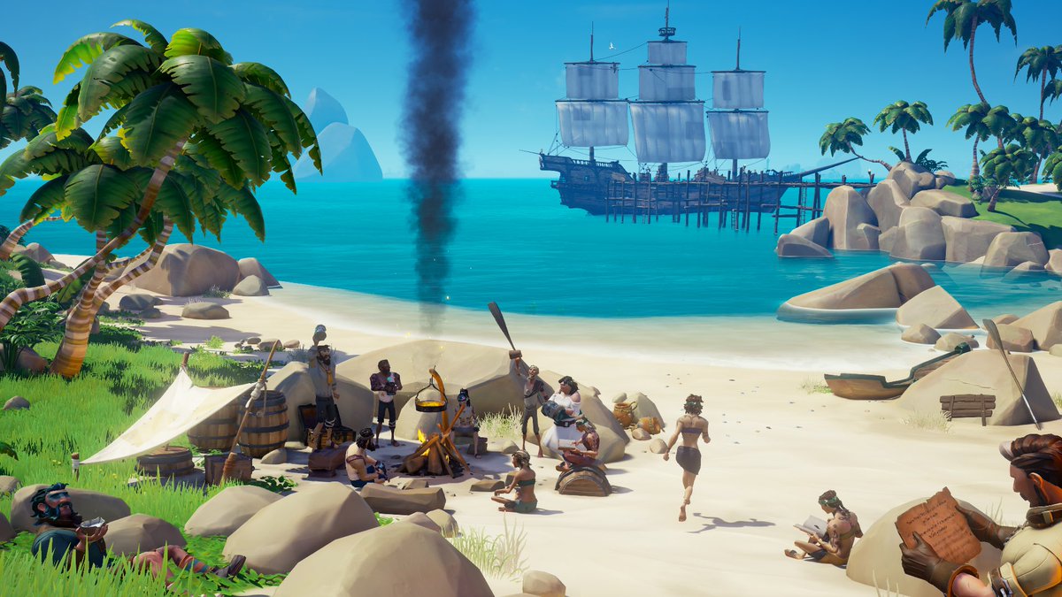 Welcome to The Shores of Plenty!

Home to soft, silky sands, and the best sunsets, this place will always offer a pleasant vacation experience to all sailors on the Seas!

Theme: Travel Poster

#SoTShot #SeaOfThieves <a href="/SeaOfThieves/">Sea of Thieves</a>