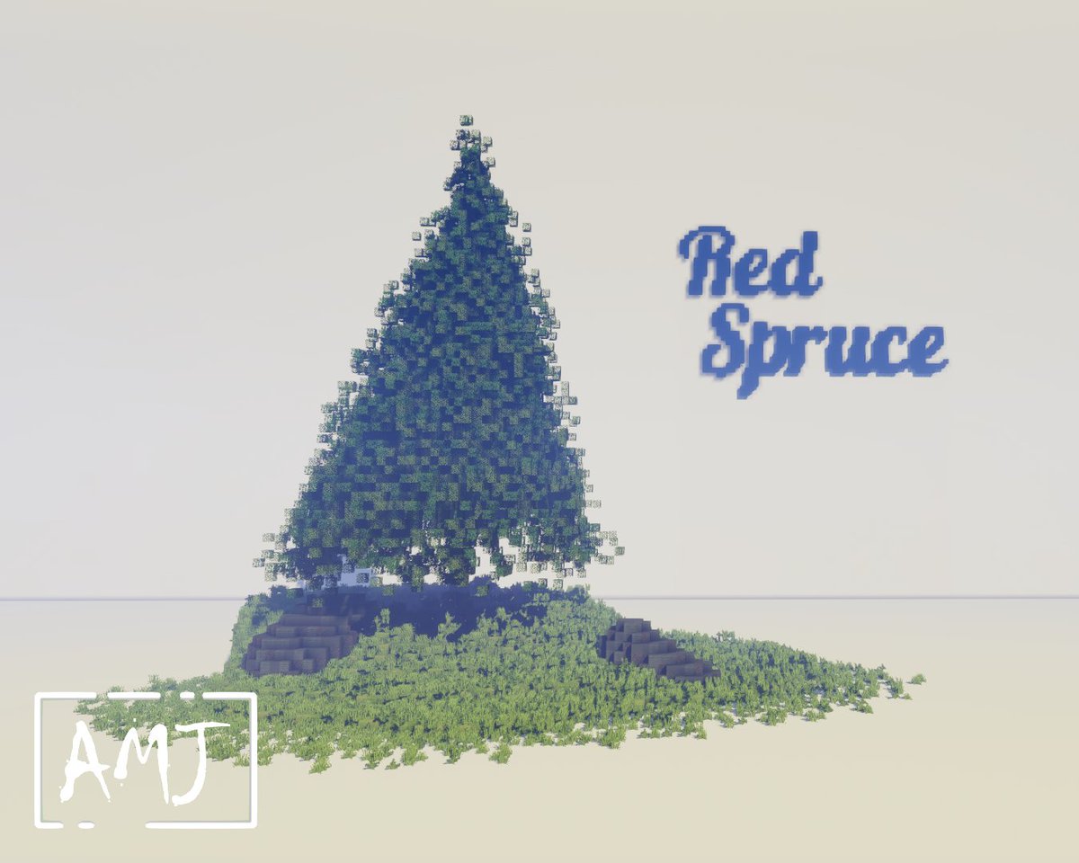 Fdeeees's tweet photo. Making a new species of tree every day for 30 days
(16/30): Red Spruce
#Minecraft #MinecraftTrees #CustomTrees https://t.co/SQu17rJOFK