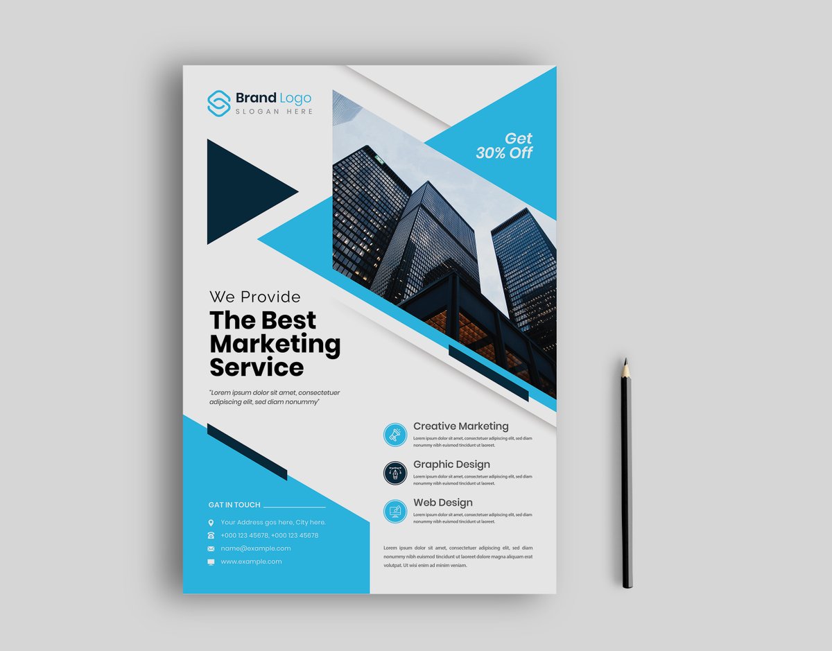 DesignerSalim1's tweet photo. Corporate Flyer Template for Your Business
Buy Now :  https://t.co/T9gP5VYI7U
#flyer design #flyer template #business #corporate #graphicdesign #clean #modern #creative #professional #template #logodesign #company https://t.co/KCkGtl07YQ