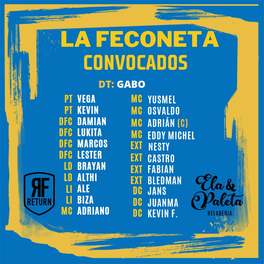 Con ustedes los 22 vikingos que se enfrentarán a esta batalla de Precaribes, el destino está en sus manos guerreros... ⚽💙