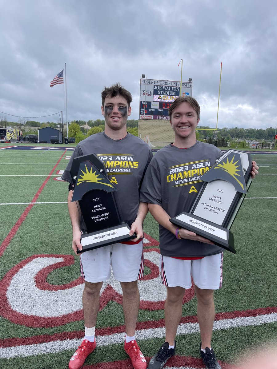 ASUN Champs Go Utes! NCAA Tournament bound ⁦<a href="/LXCMinutemen/">LaxachusettsLacrosse</a>⁩ ⁦<a href="/RiversAthletics/">Rivers Athletics</a>⁩ ⁦<a href="/bostonlaxnet/">BostonLax</a>⁩