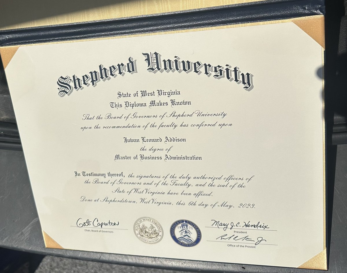 _JAddison's tweet image. I did it Pops 💙