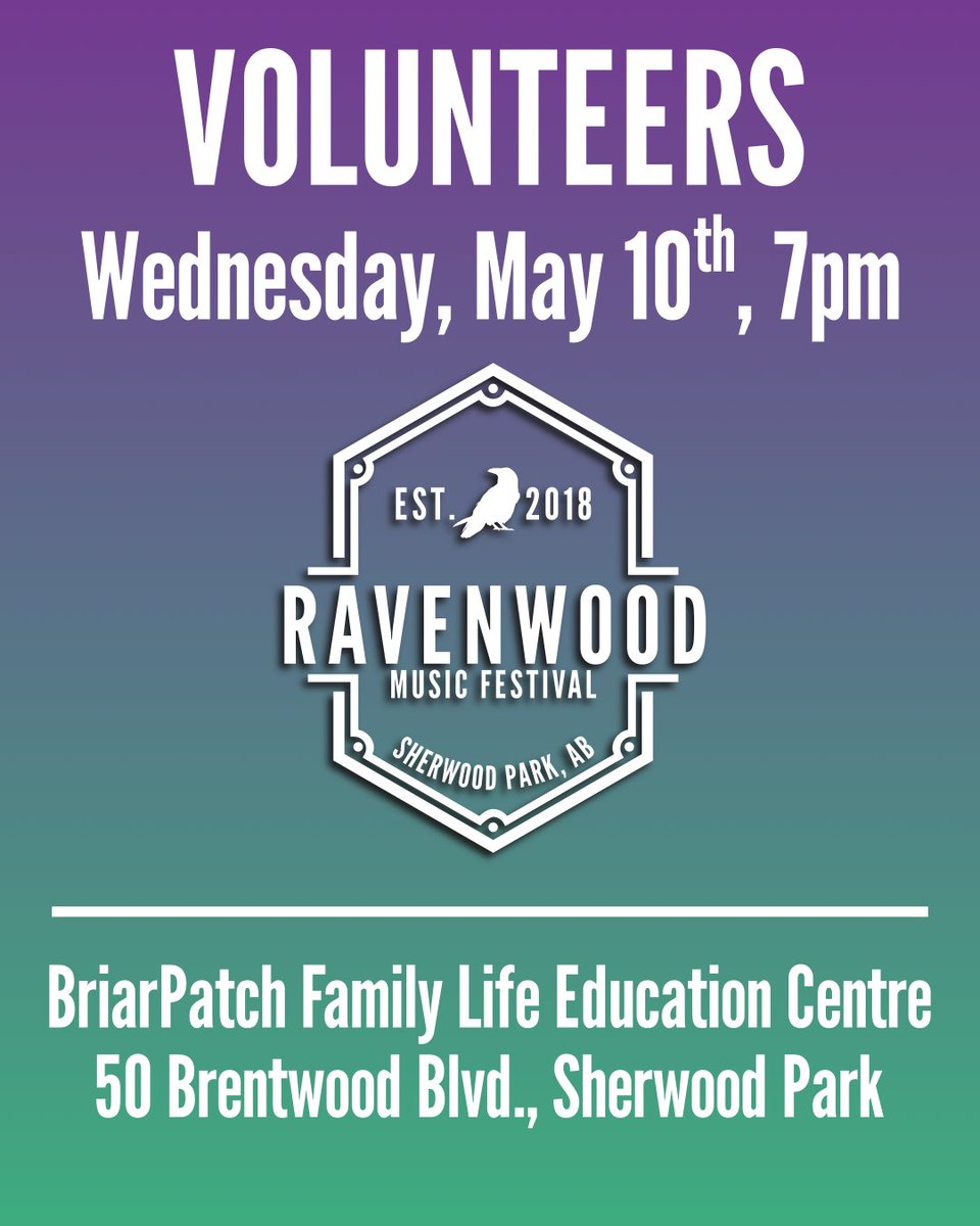 Hi all you lovely volunteers out there in volunteer land! Can't wait to see you in 72hrs, this Wednesday at 7pm. 
You can sign-up, learn more, just say hi. If you can't make it but would still like to volunteer, send an email to ravenwoodexperience@gmail.com
#shpk #strathco