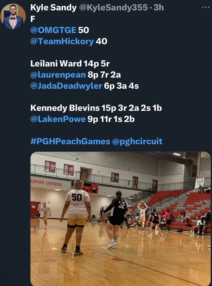 @omgtge Another 3-1 week still working the kinks out but the Defense is SO HAVOC SO HURRICANE SO FIRE!! Leilani Ward coming alive today and her running mate and 2 Guard <a href="/laurenpean/">Lauren Pean</a> had a MONSTER tournament and <a href="/JadaDeadwyler/">Jada Deadwyler</a> put the caps on it