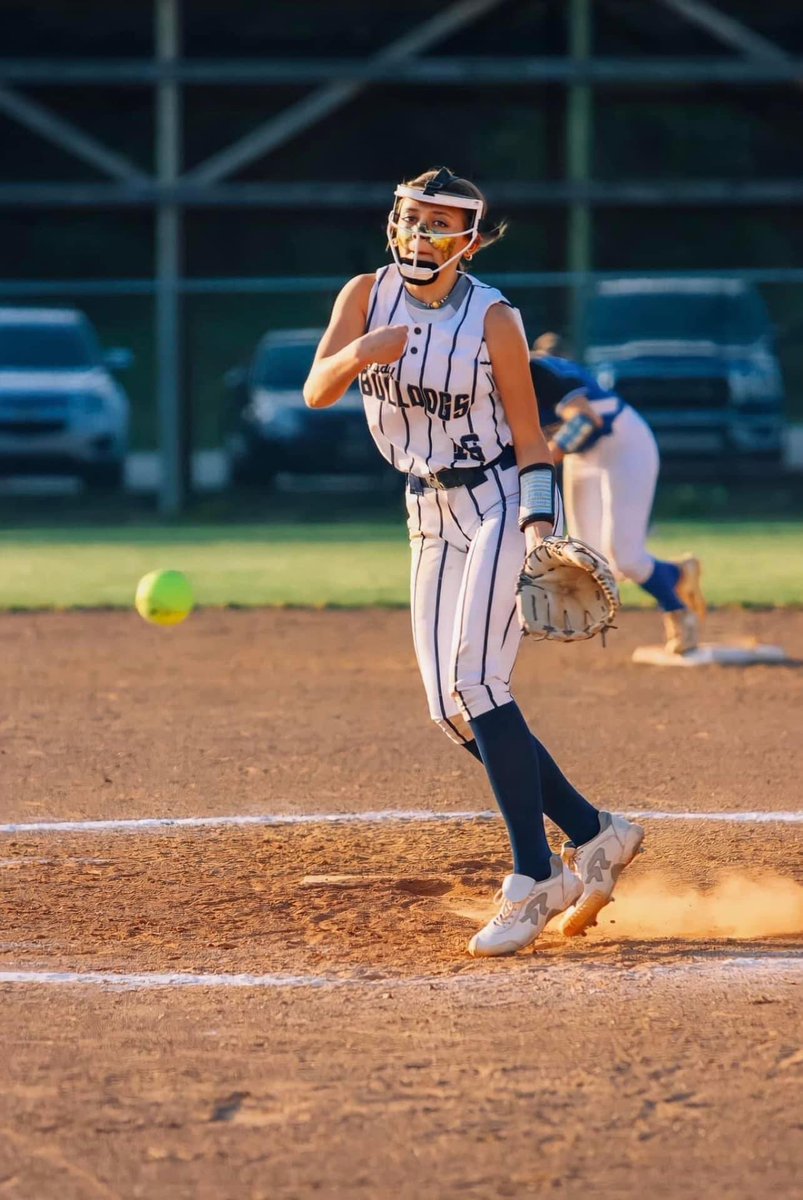 ShaunNeace's tweet photo. 2028 7th grader Peyton Fields pitches no-hitter in 15-0 win against Powell County. 4 innings, 8 K’s, 0 walks/hits/runs. @SoftballDown @Softball_Home @SBRRetweets @DavidandDarryl @markandwillshow @LegacyLegendsS1 @JohnLoweWYMT https://t.co/dohiS2Qi0L