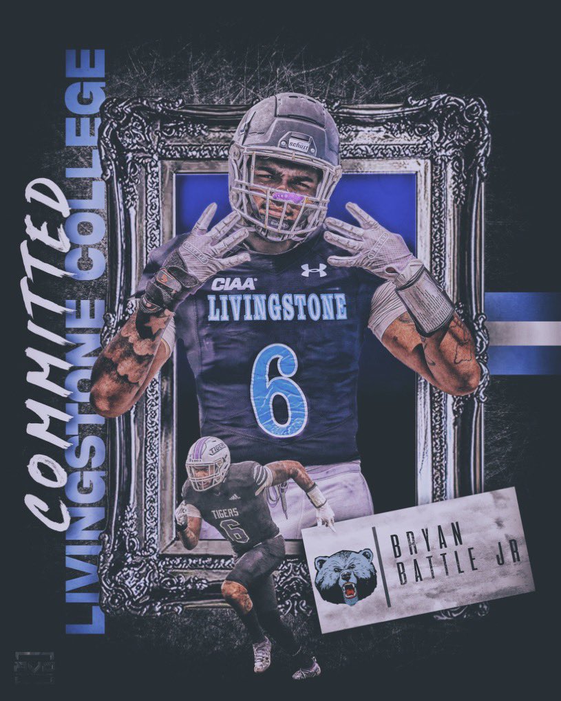 BryanBattleJr's tweet photo. Next stop Livingstone College…….📍 thanks to @CoachWTrenchMob 
#Committed https://t.co/VnFGgqHoGS