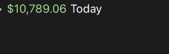 Alright guys ending the day right around 11K green. Was up a little more and gave a small amount back towards end of day. Just easing into the week to get the feel. $HARP alert sent to text group PAID! Over 100% move from alert. Join up 1-818-722-8583